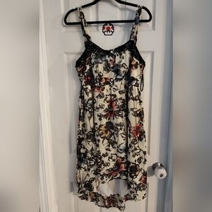 Torrid 14 Floral Hi-low Dress